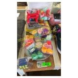 Play doh set, Easter eggs, misc