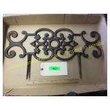 Vintage cast Iron flower garden fence