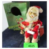Vintage battery op Santa Claus in original box