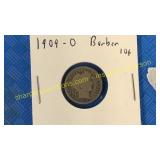 1909 -O Barber dime