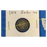 1914 Barber dime