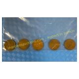 5 Indian pennies