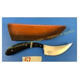 Hunting knife with sheath