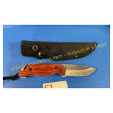 Hunting knife with sheath