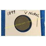 1899 V nickel