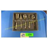International snack set (silver plate)