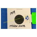 1904 Indian head penny