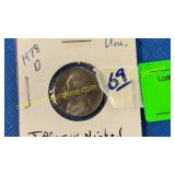 1978 -D Jefferson nickel - unc