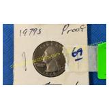 1979 Washington quarter proof