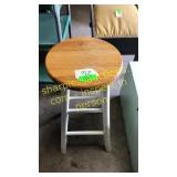 Wooden barstool
