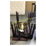 Wooden table & assorted legs