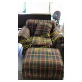 Oversized chair & ottoman