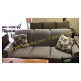 Sofa w/ 2 throw pillows