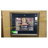 Signed/framed P. Buckley Moss print