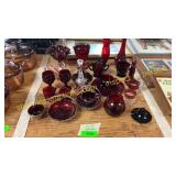 Red glassware