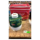 Coleman drink cooler/server, bud light cooler