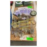 Vintage shot glasses, misc