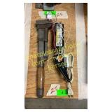 Pipe wrench, engraver, misc