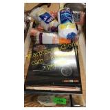 Mop heads, 2016 calendars, sponges