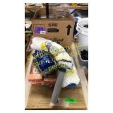 Security storage, sponges, mop heads