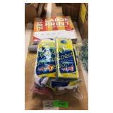 Mop heads, sponges, 2016 calendars