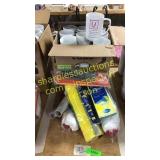 Mugs, mop heads, sponges