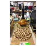 Table Lamp, accent tray