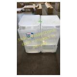 Set of 2 plastic organizers