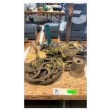 Antique farm equipment