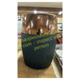 Copper top end table