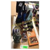 Boots kids sz 5, book, iron, misc