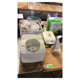 Fan, ice cream maker, flat grill