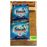 2 boxes of finish dishwasher tablets