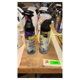 Raid bed bug spray, disinfectant spray