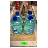 4 bottles dial coconut water & mango soap
