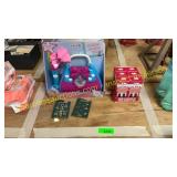 Jo jo siwa singalong boombox,earrings, hair oil