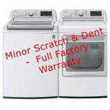 LG smart top load washer/smart elec dryer-QTYx2