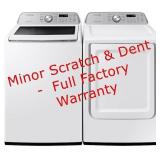 Samsung elec dryer/top load washer-QTYx2