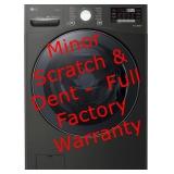 LG smart front load washer w/ steam&wifi