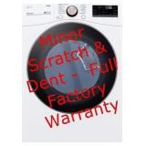 LG smart stackable front load elec dryer