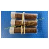 3 penny rolls 1968-D, 1969-P, 1970-S