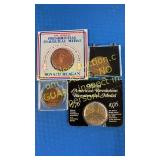 Bicentennial/centennial/inaugural medallions