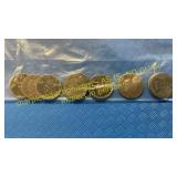 10 steel wheat pennies 1943-P/D/S