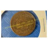 1865 2 cent coin