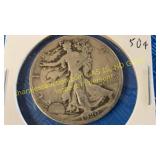 1920-D walking liberty half dollar