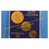 1776-1976 bicentennial coin set