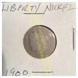 1900 -  Liberty Nickel - Good