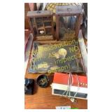 Shadow boxes, radio and miscellaneous