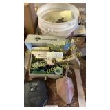 Antique phone parts and miscellaneous