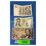3 foreign bills
